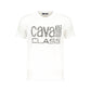 White Cotton Men T-Shirt