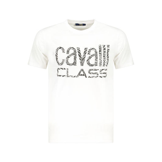 White Cotton Men T-Shirt