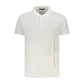 White Cotton Men Polo Shirt
