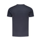Blue Cotton Men T-Shirt