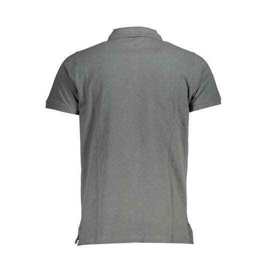Brown Cotton Men Polo Shirt