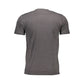 Gray Cotton Men T-Shirt