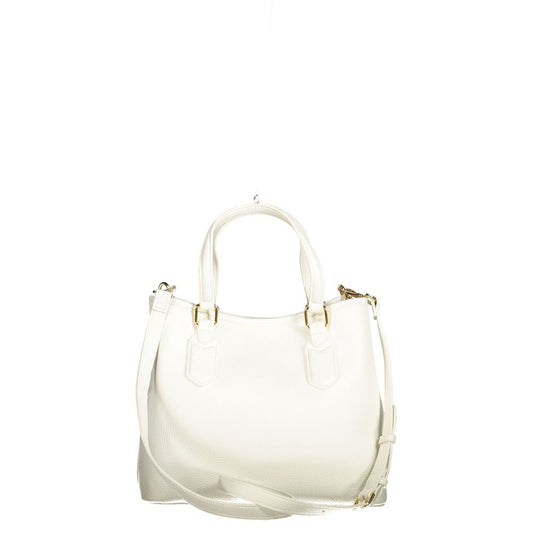 White Polyethylene Women Handbag