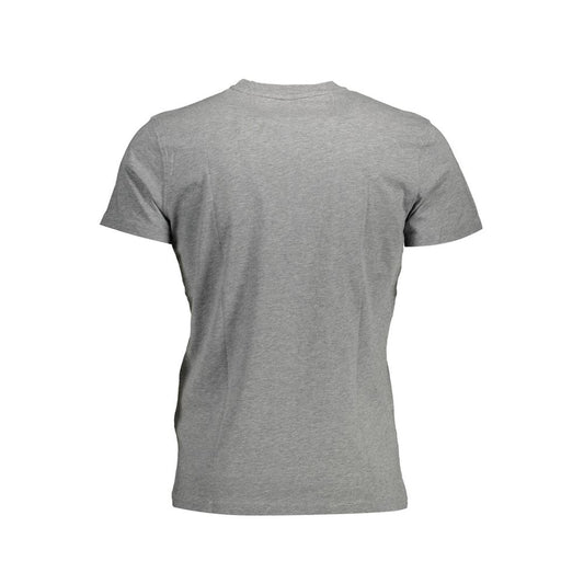 Brown Cotton Men T-Shirt