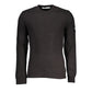 Black Cotton Men Sweater