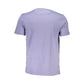 Purple Cotton Men T-Shirt