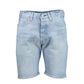 Light Blue Cotton Men Short