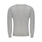 Gray Polyester Men Sweater