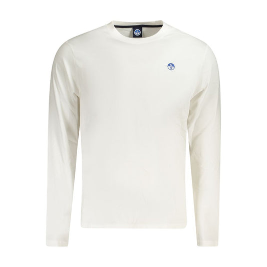 White Cotton Men T-Shirt
