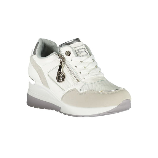 Gray Polyester Women Sneaker