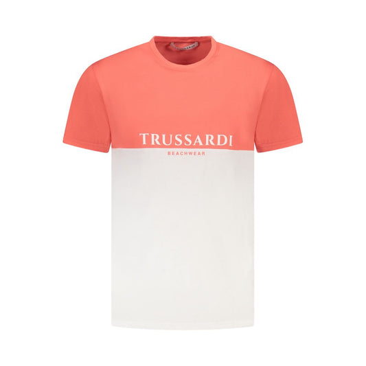 Pink Cotton Men T-Shirt