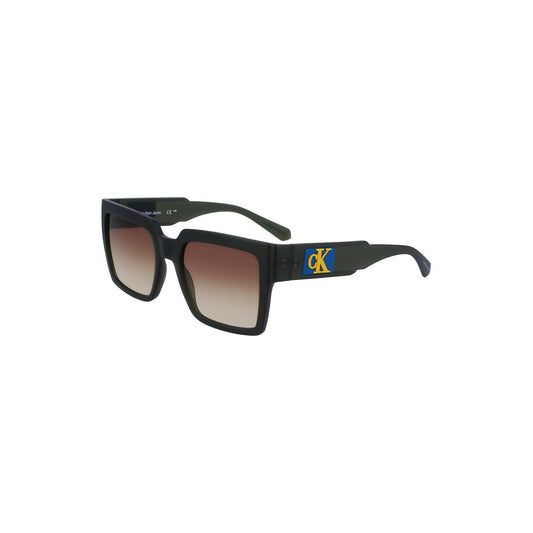 Brown Plastic Women Sunglass