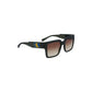 Brown Plastic Women Sunglass
