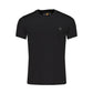 Black Cotton Men T-Shirt