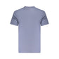 Blue Cotton Men T-Shirt
