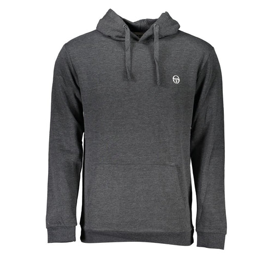 Gray Cotton Men Sweatshirt