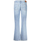 Light Blue Cotton Women Jeans