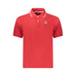 Red Cotton Men Polo Shirt