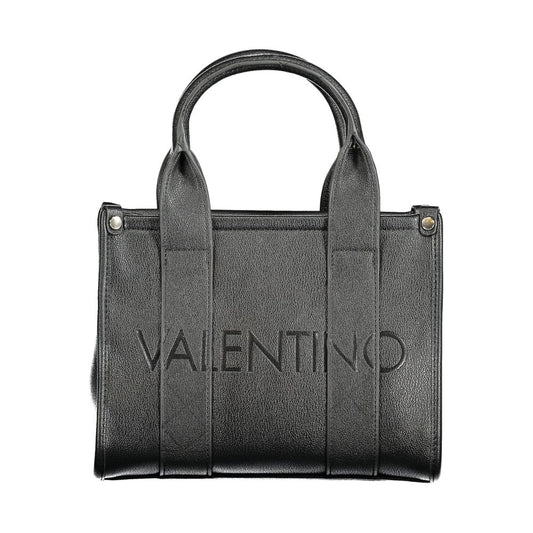 Black Polyethylene Women Handbag