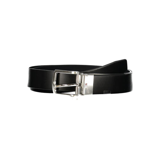 Blue Leather Men Belt