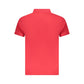 Red Cotton Men Polo Shirt