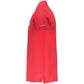 Red Cotton Men Polo Shirt