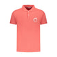Pink Cotton Men Polo Shirt