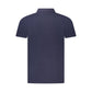 Blue Cotton Polo Shirt