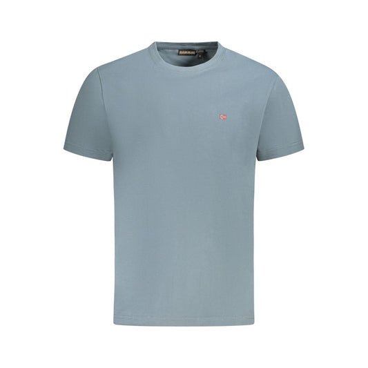 Gray Cotton Men T-Shirt