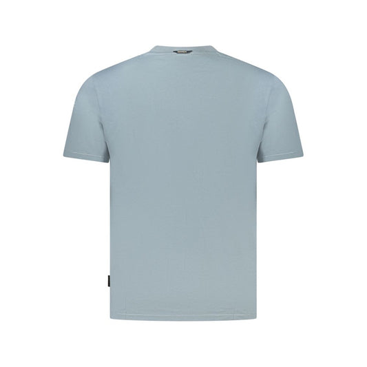 Gray Cotton Men T-Shirt