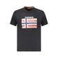 Black Cotton Men T-Shirt