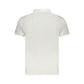 White Cotton Men Polo Shirt