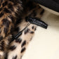 Black Embroidered Full Zip Hooded Jacket