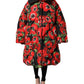 Multicolor Floral Full Zip Padded Jacket