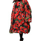 Multicolor Floral Full Zip Padded Jacket