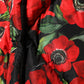 Multicolor Floral Full Zip Padded Jacket