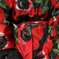 Multicolor Floral Full Zip Padded Jacket