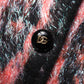 Red Mohair Wool Button Down Cardigan Sweater