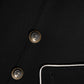 Black Wool Double Breasted Blazer Jacket