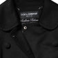 Black Wool Sartoria Italiano Blazer Jacket