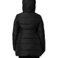 Black Puffer Hooded Zip Reversible Jacket