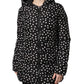 Black Puffer Hooded Zip Reversible Jacket