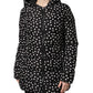 Black Puffer Hooded Zip Reversible Jacket