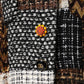 Multicolor Patchwork Button Down Jacket