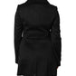 Black Wool Sartoria Italiano Blazer Jacket