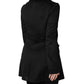 Black Wool Sartoria Italiano Blazer Jacket