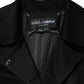 Black Wool Sartoria Italiano Blazer Jacket