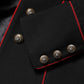 Black Wool Single Breasted Trench Coat Jacket