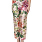 Multicolor Floral High Waist Straight Pants
