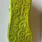 Neon Green Logo Tape Low Top Sneakers Shoes